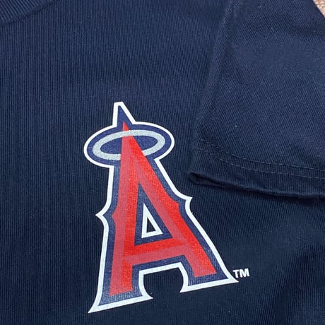 KIDS マジェスティック Majestic 大谷翔平 #17 LA Angels ロサンゼルス エンゼルス Tシャツ 紺 MLB