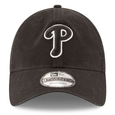 9Twenty ニューエラ NEWERA フィラデルフィア フィリーズ  MLB ストラップバックキャップ 黒