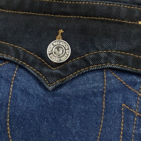 プレミアムジーンズ True Religion トゥルーレリジョン Flared Washed フレアー パッチワーク ジーンズ (JNS256)