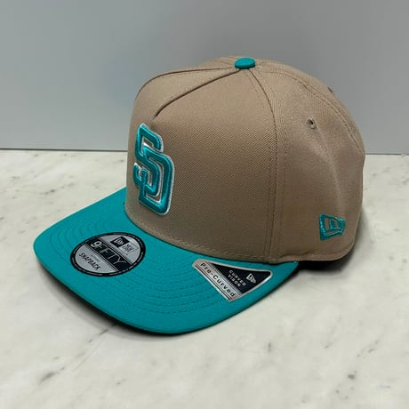 USA限定 9FIFTY NEWERA ニューエラ Aフレーム SD Padres パドレス 50周年記念 キャップ (950-294)