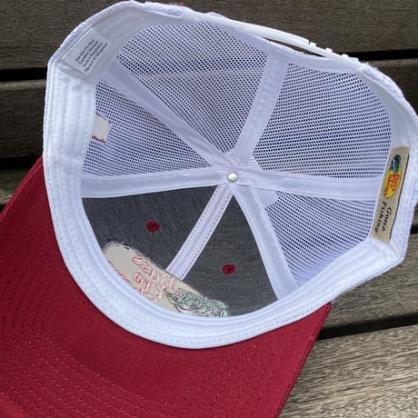 限定ステイトパッチ仕様 Bass Pro Shops バスプロショップス 刺繍ロゴ Alabama アラバマ メッシュキャップ (Bps56)