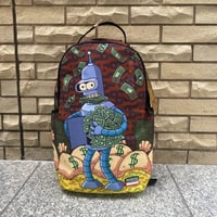 米国仕様 SPRAYGROUND フューチュラマ Futurama ベンダー Cash In 限定 バックパック (BKPK55)