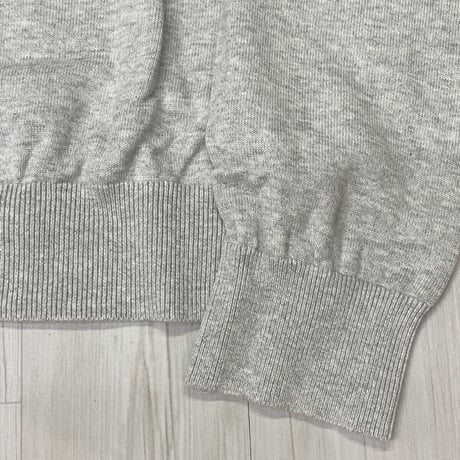 USAモデル TOMMY HILFIGER カラーブロック クルーネック セーター グレー (R4F-13)