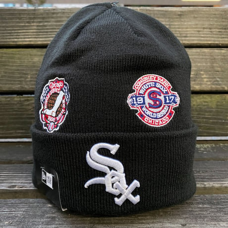 USA限定 NEWERA ニューエラ MLB ワールドシリーズ ニット帽 Whitesox ホワイトソックス
