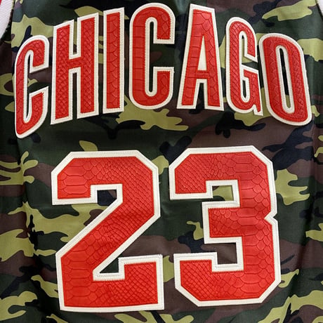 Sir Kevin James サーケビンジェームス CHICAGO シカゴ 23 GOAT バスケシャツ 迷彩