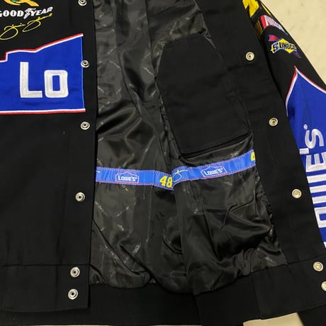 NASCAR ナスカー JHデザイン Lowe's ロウズ 公式 レーシングジャケット  Jimmie.J ジミージョンソン ＃48