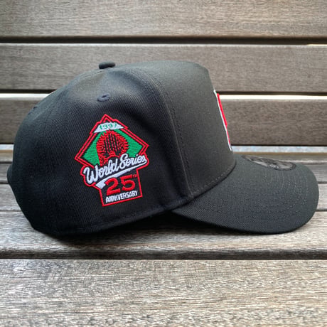 海外限定 Newera ニューエラ 9Forty Aフレーム Marlins フロリダ マーリンズ 25th ワールドシリーズ キャップ (940-189)
