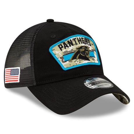 Newera ニューエラ NFL 9Twenty パンサーズ Panthers メッシュ トラッカーキャップ Salute