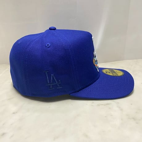 海外限定 NEWERA ニューエラ 59FIFTY Aフレーム LA Dodgers ロサンゼルス ドジャース Cartoon キャップ (15-52)