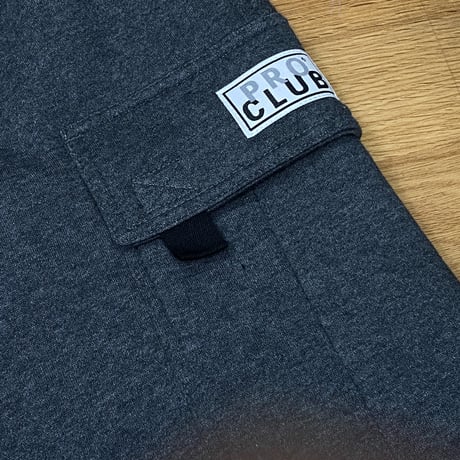 LA発 PROCLUB USA プロクラブ Heavyweight Fleece Shorts フリースカーゴ ショートパンツ チャコール (SJNS28)