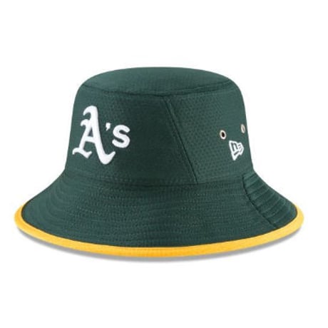 HEX ニューエラ NEWERA オークランド Athletics アスレチックス 公式 バケットハット 緑 MLB