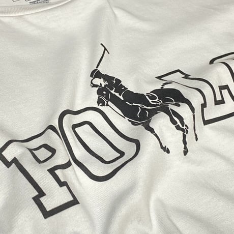 USAモデル POLO RALPH LAUREN ラルフローレン CLASSIC FIT クルーネック Tシャツ 白 (RL6)