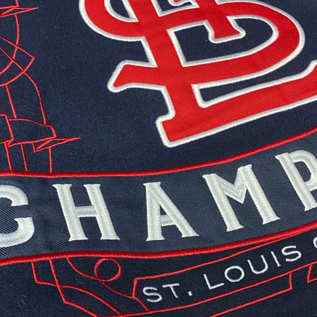MLB公式 JHデザイン Cardinals カージナルス 限定 チャンピオンズ リバーシブル スタジャン