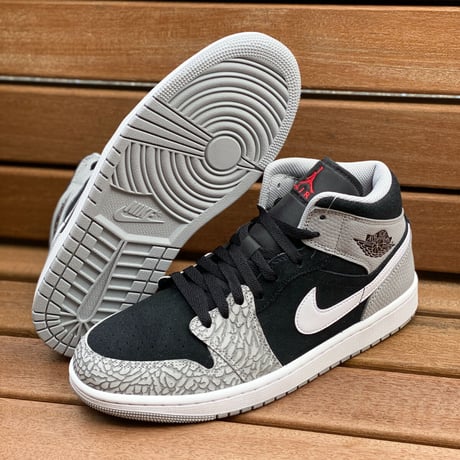NIKE ナイキ AIR JORDAN1 MID エアジョーダン1 ミッドカット ELEPHANT エレファント (AJ34)