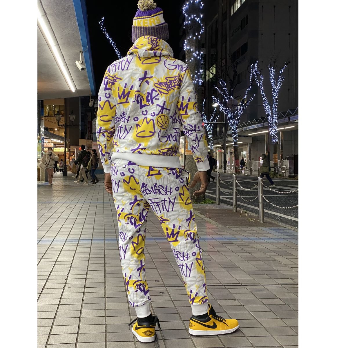 NBA公式 FISLL ロサンゼルス レイカーズ LA Lakers グラフィティ NBA公式 FISLL ロサンゼルス レイカーズ LA Lakers グラフィティ