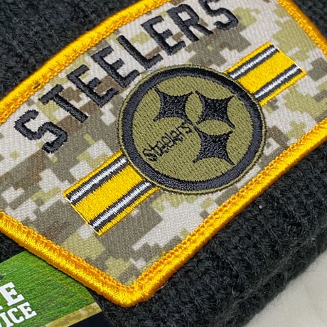 限定Salute to Service ニューエラ NEWERA ニット帽 NFL ピッツバーグ スティーラーズ Steelers