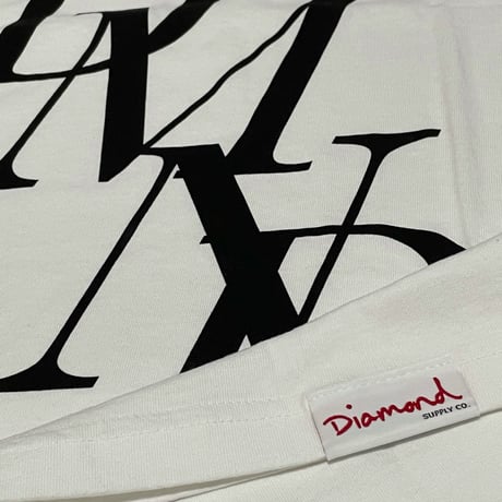 米国製 【S】 ダイヤモンドサプライ Diamond Supply Co タンクトップ 白 Overlap