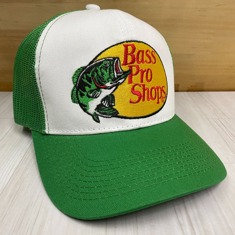 Bass Pro shops バスプロショップス刺繍ロゴメッシュキャップ Bass pro shops バスプロショップス刺繍ロゴメッシュキャップ