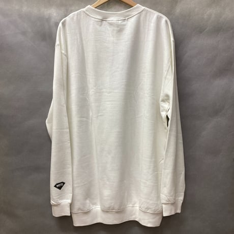 Diamond Supply ダイヤモンドサプライ ACE PILOT クルーネック スウェット トレーナー 白 MFG