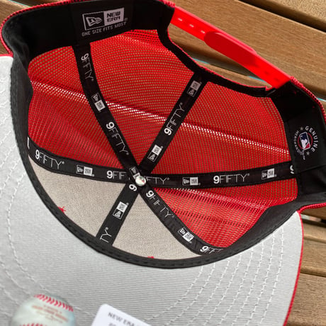 USAモデル 9FIFTY ニューエラ MLB ナショナルズ Nationals クラシック トラッカーキャップ