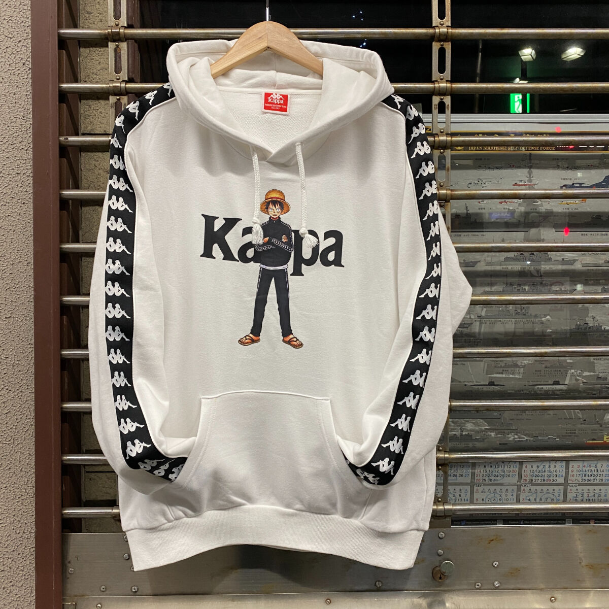 Kappa ホワイト パーカー ワンピース Kappa ホワイト パーカー ワンピース fit=scale-down,w=1200