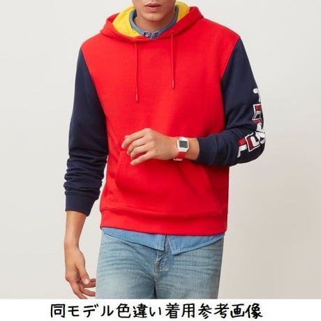 USAモデル FILA フィラ JAMISON スウェット プルオーバー パーカー 白 ホワイト 90年代 オールドスクール