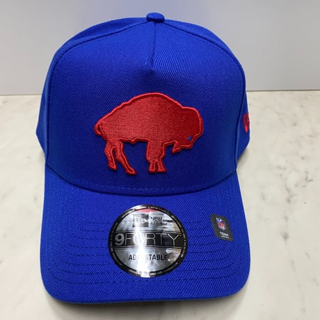 USA仕様 Newera ニューエラ NFL 9Forty Aフレーム Bills ビルズ 70-73 Throwback キャップ (940-300)