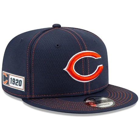 スナップバックキャップ 限定 NFL 100周年記念 NEWERA ニューエラ 公式 Bears シカゴ ベアーズ 紺 9Fifty