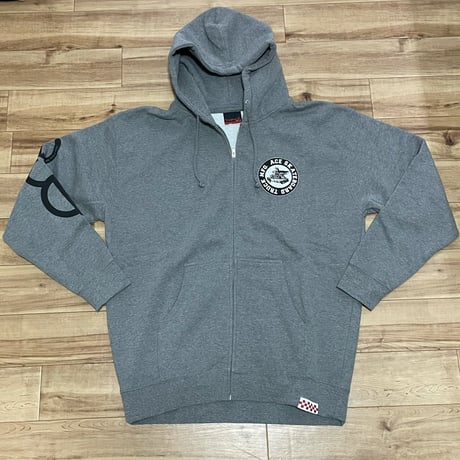 【L】 Diamond Supply Co. ダイヤモンドサプライ ACE ジップアップ パーカー エーススケートボード MFG モンスター(Z9)