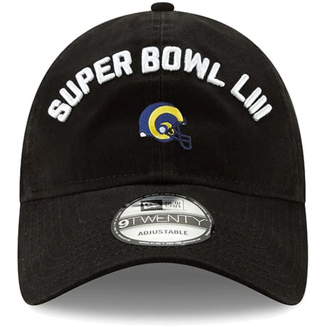 海外限定モデル NFL ロサンゼルス ラムズ LA RAMS 9Twenty ニューエラ NEWERA LIII スーパーボウル キャップ