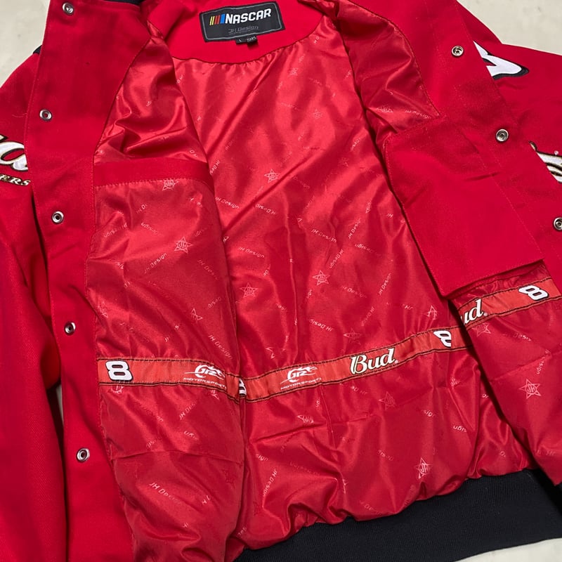 90s デザインレーシングジャケット　nascar ナスカー　デイルジュニア 中古・古着通販】CHASE AUTHENTICSE NASCAR (チェイス