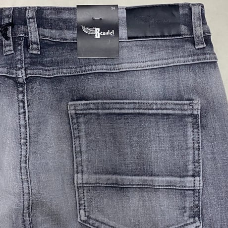 米国LAブランド Bezalel Jeans ベザレル ジーンズ STACKED FLARE スタックド フレア デニム ヴィンテージグレー (JNS12)