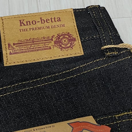 老舗LAブランド KnoBetta ノーベター RAW BLACK ブラック デニム 太め ショートパンツ (SJNS3)