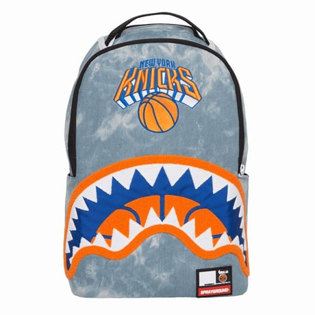 SALE【限定コラボモデル】 SPRAYGROUND スプレイグラウンド NBA NY ニックス KNICKS デニム バックパック