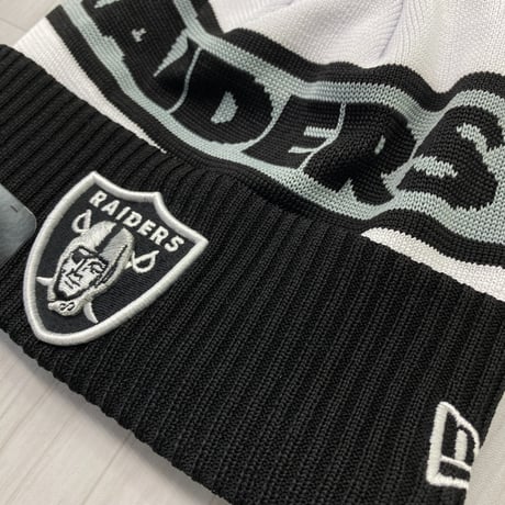 NEWERA ニューエラ NFL オンフィールド LV Raiders ラスベガス レイダース Tech ビーニー