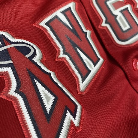 Majestic マジェスティック MLB 大谷翔平 #17 ロサンゼルス LA エンゼルス Angels レプリカユニフォーム 赤