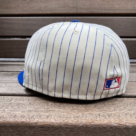 USA限定 Newera 59FIFTY シカゴ カブス CUBS 100th Anniv. ピンストライプ Cooperstown (5-4)
