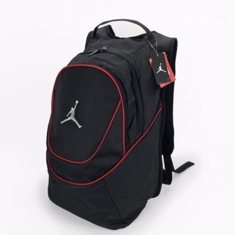 日本未入荷モデル NIKE ナイキ AIR JORDAN エア ジョーダン JUMPMAN ジャンプマン 大容量 バックパック リュック 黒 赤 USA正規品