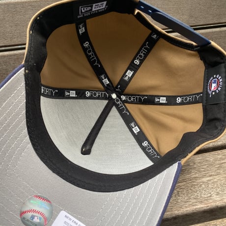 海外限定 Newera ニューエラ 9Forty A-Frame Aフレーム LA Dodgers ドジャース 茶/紺 シティコネクト (940-55)