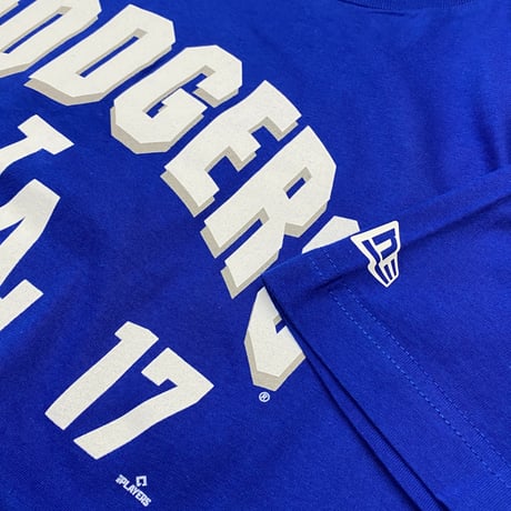 MLB公式グッズ NEWERA 大谷翔平 #17 LA Dodgers ロサンゼルス ドジャース 半袖 Tシャツ