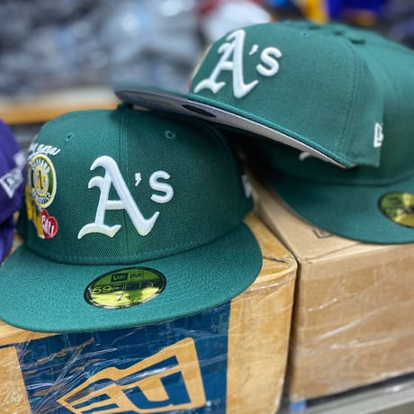 限定モデル 59FIFTY ニューエラ Newera ベイエリア As オークランド アスレチックス MLB