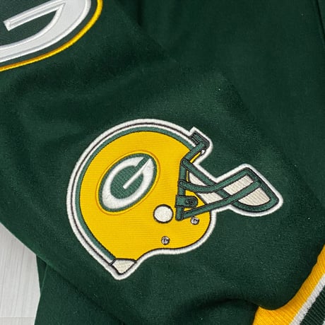 NFL公式 JHデザイン Packers グリーンベイ パッカーズ 緑 リバーシブル スタジャン