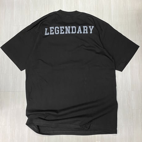 LA発 LEGENDARY アンダーグラウンド グラフィック ヘビーウェイト Tシャツ 黒 MANBA (GTS76)