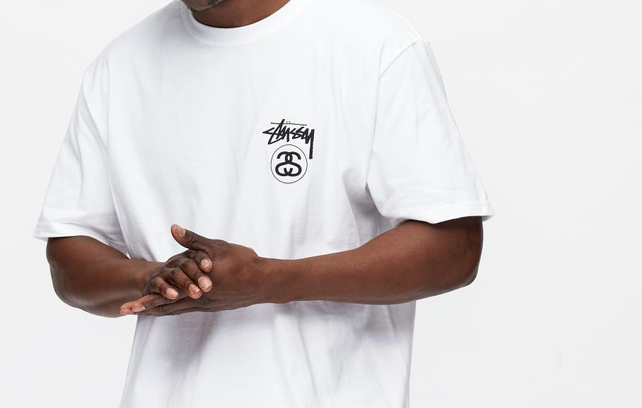 【希少 90sUSA製】old stussy Tシャツ SSリンク M　A315