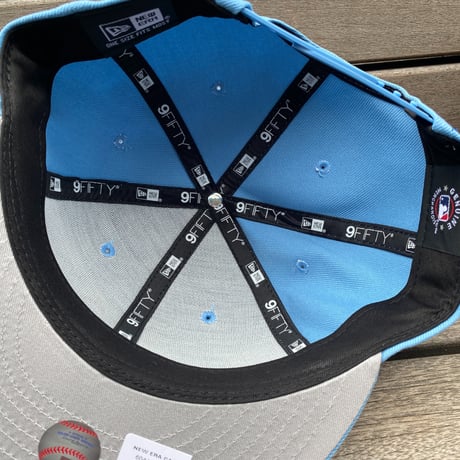 USA仕様 9FIFTY ニューエラ MLB アスレチックス Athletics スナップバックキャップ Essentials Sky Blue (950-198)