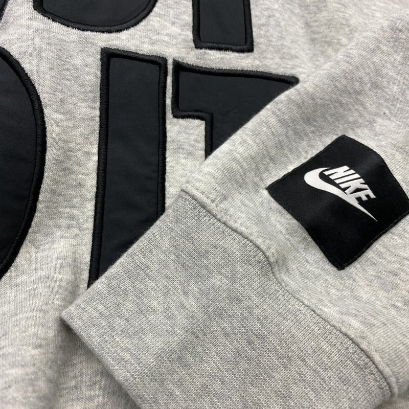 ナイキNike グレー ナイロンプルオーバービックロゴ L J6 ナイキNike グレー ナイロンプルオーバービックロゴ L J6 ナイキ