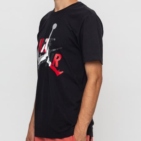 USAモデル NIKE ナイキ AIR JORDAN エア ジョーダン JUMPMAN マッシュアップ Tシャツ 黒  (AJ8)