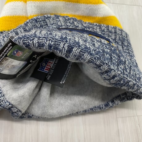 NEWERA ニューエラ NFL 公式 ニット帽 ロサンゼルス チャージャーズ chargers フリース Navy
