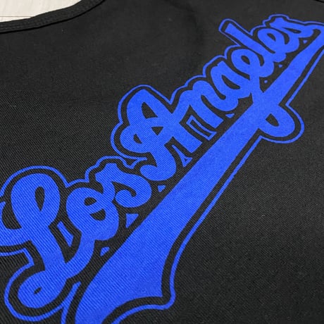 LA発  LosAngels RESPECT ロサンゼルス リスペクト グラフィック タンクトップ TRUE BLUE (GTT19)