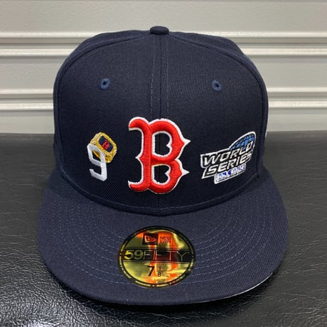 限定モデル 59FIFTY ニューエラ Newera ゴールドリングス REDSOX ボストンレッドソックス MLB (4-5)